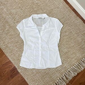 Vintage Y2K white summer blouse 🤍 by Maurices